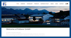 Desktop Screenshot of patterer.de